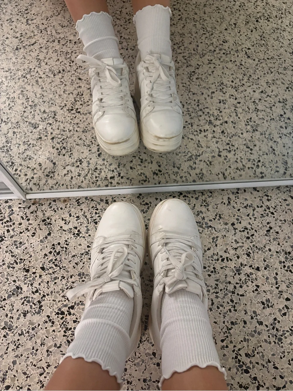 ZARA TRF Platform Sneakers